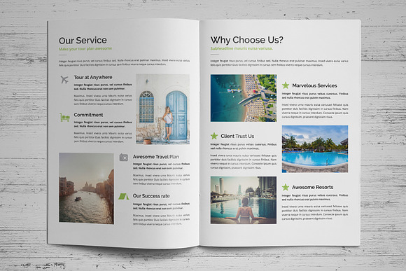 Holiday Travel Brochure Design v4 in Brochure Templates - product preview 2