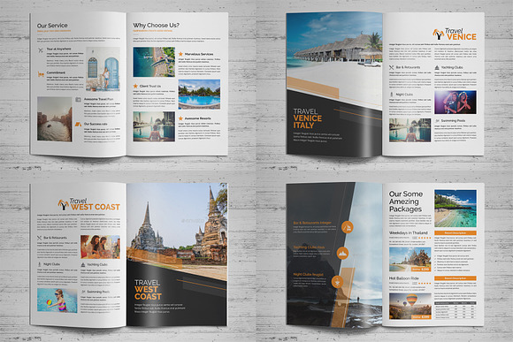 Holiday Travel Brochure Design v4 in Brochure Templates - product preview 10
