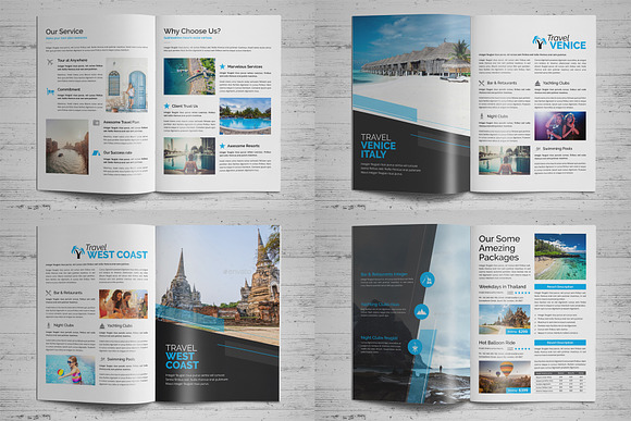 Holiday Travel Brochure Design v4 in Brochure Templates - product preview 13