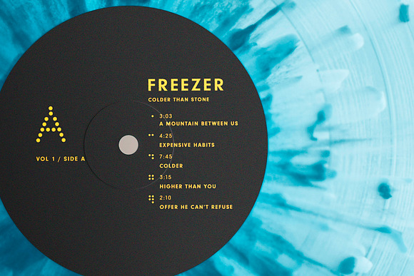 Colored Vinyl Record Mockup in Product Mockups - product preview 4