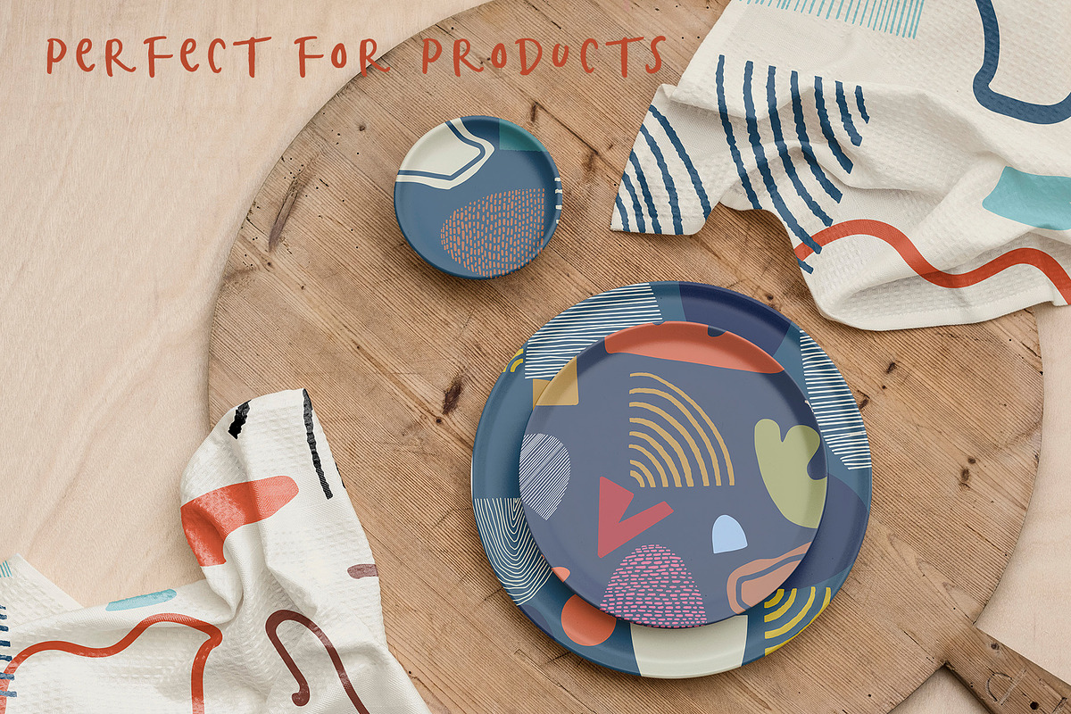 Abstract Patterns and Artboards in Patterns - product preview 8