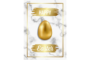 Happy Easter Luxury Greeting Card on