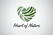 Heart of Nature Logo Template