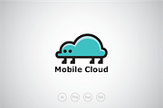 Mobile Cloude Logo Template