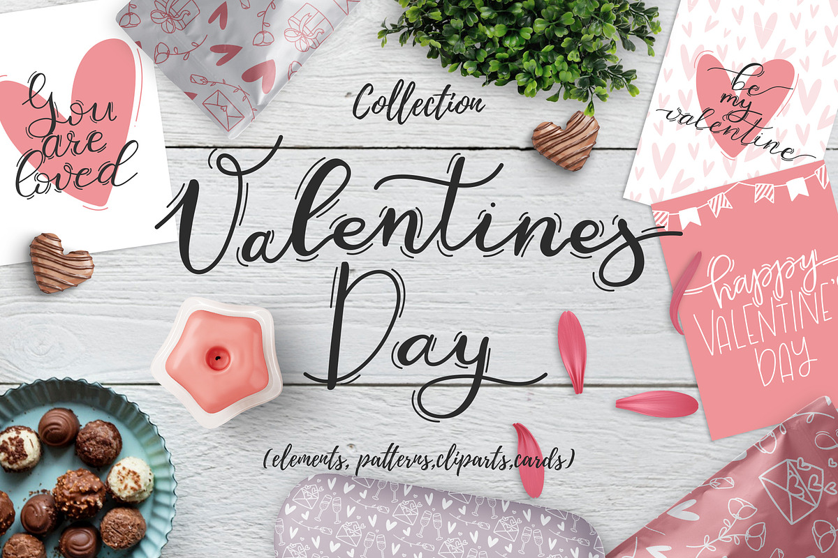 Valentines day - design kit in Illustrations - product preview 8