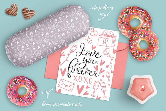 Valentines day - design kit in Illustrations - product preview 1