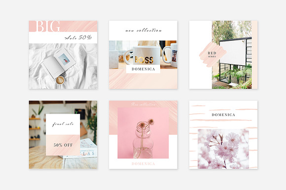 Rosy Instagram Pack in Instagram Templates - product preview 5