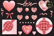 Pink Objects Romantic Set