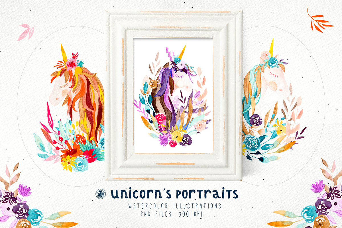 Unicorn's Portraits in Illustrations - product preview 8