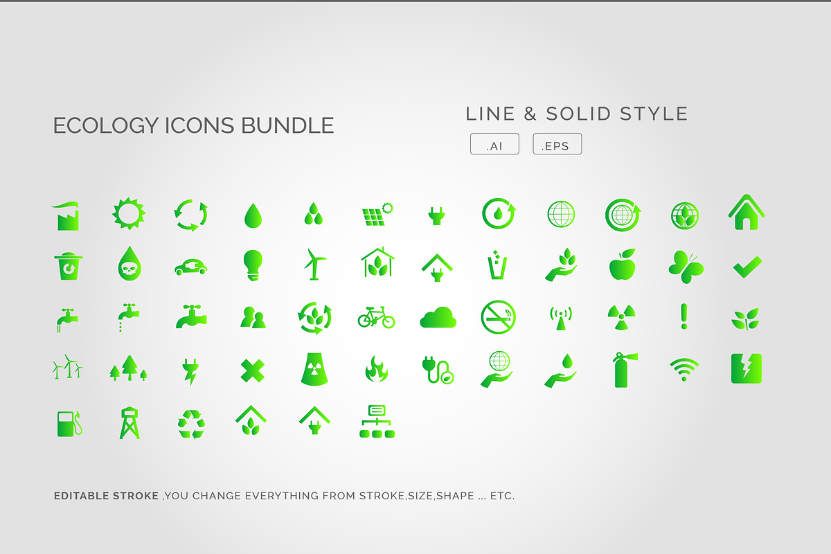Renewable Energy Icons Set - 50% OFF in Icons - product preview 8