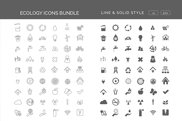 Renewable Energy Icons Set - 50% OFF in Icons - product preview 1