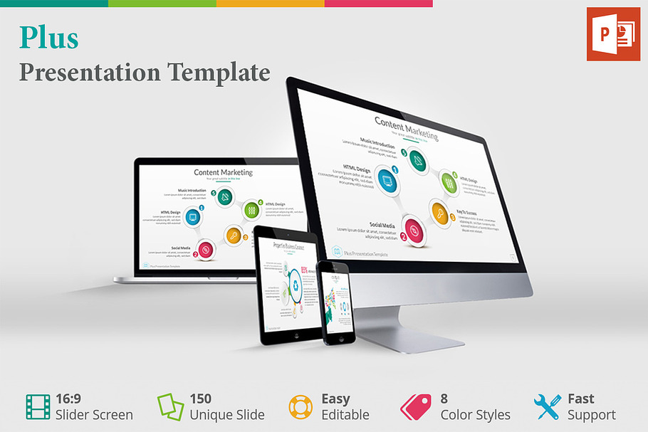 Plus - Presentation Template in PowerPoint Templates - product preview 8