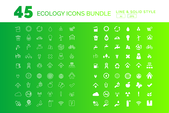 Renewable Energy Icons Set - 50% OFF in Icons - product preview 2