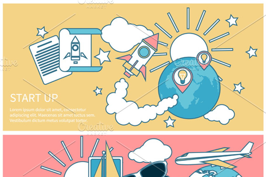 Startup and International Travel in Illustrations - product preview 8