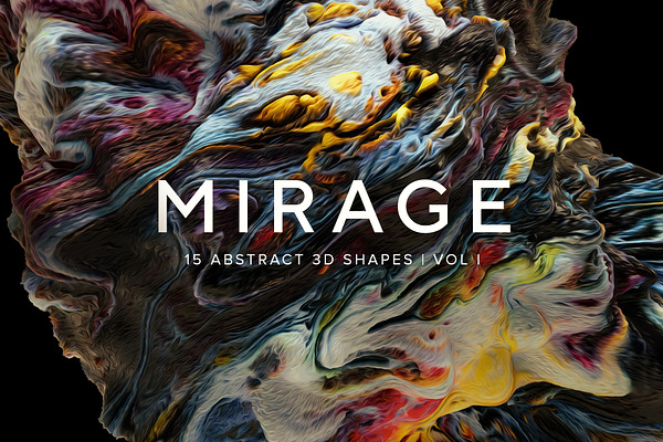 Mirage Vol. 1: Abstract 3D Shapes
