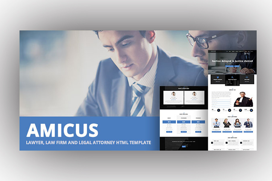 AMICUS - Lawyer & Law Firm Template