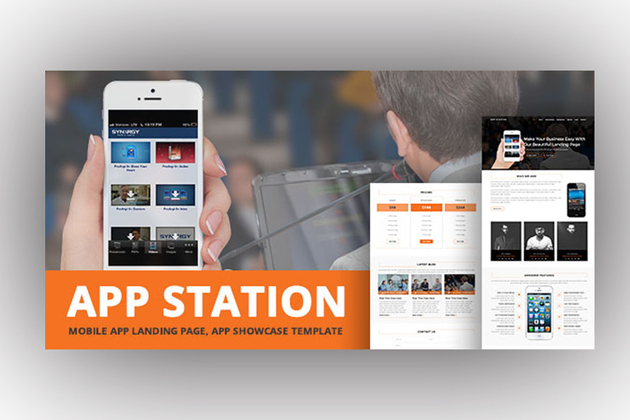 AppStation - Mobile App Landing Page in HTML/CSS Themes - product preview 8