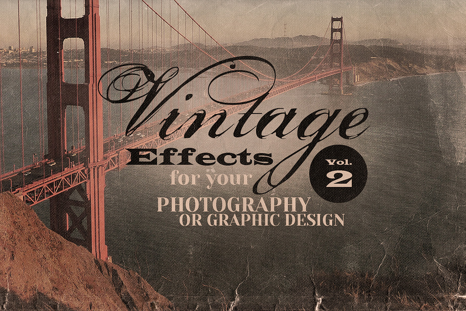Vintage Effects for Photo, Designs 2 in Textures - product preview 8