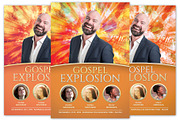 Gospel Explosion Church Flyer