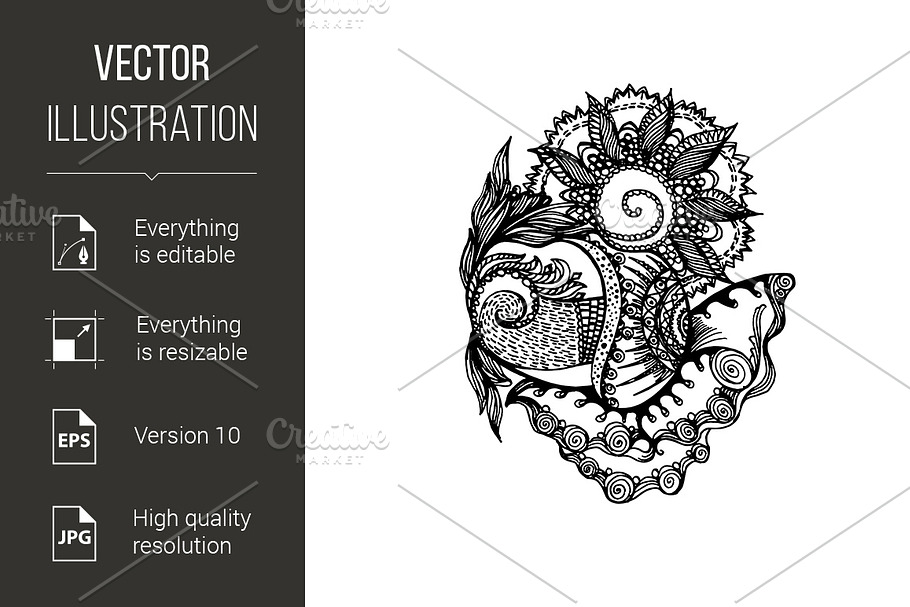 Zentangle in Graphics - product preview 8