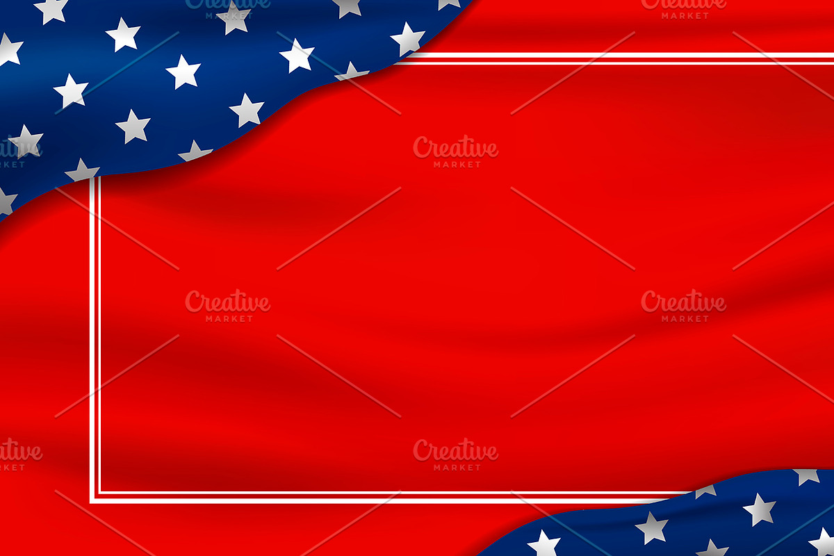 America or USA holidays background in Illustrations - product preview 8