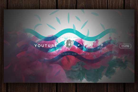 10 Youtube Channel Art Banners vol11 in YouTube Templates - product preview 3