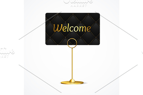 Card Holder Welcome Concept 
