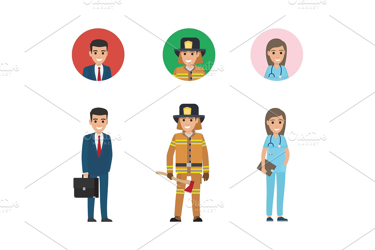 Professions Representative Manager in Illustrations - product preview 8