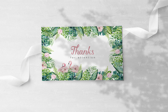Tropical Flamingo collection in Illustrations - product preview 19