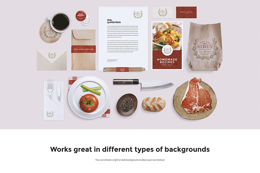 Restaurant/Food Identity Mockup in Branding Mockups - product preview 8