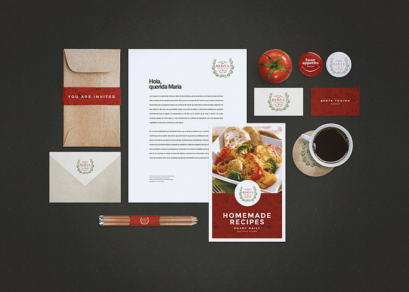 Restaurant/Food Identity Mockup in Branding Mockups - product preview 3