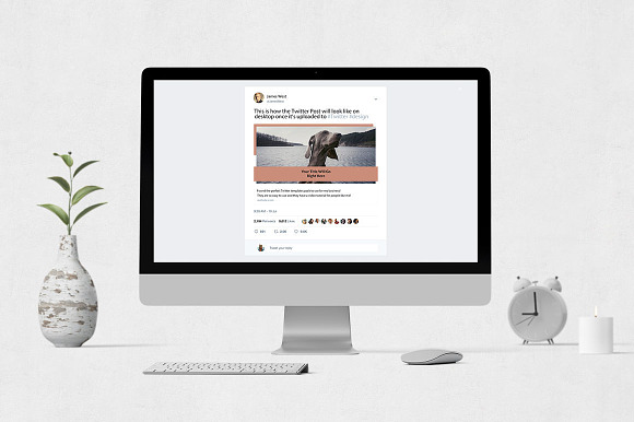 Dogs Twitter Posts in Twitter Templates - product preview 3