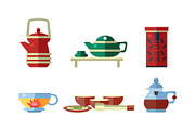 Tea ceremony accessories set