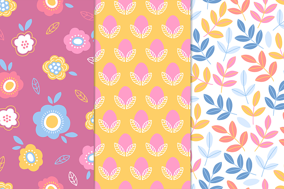 12 Easter Seamless Patterns in Patterns - product preview 1