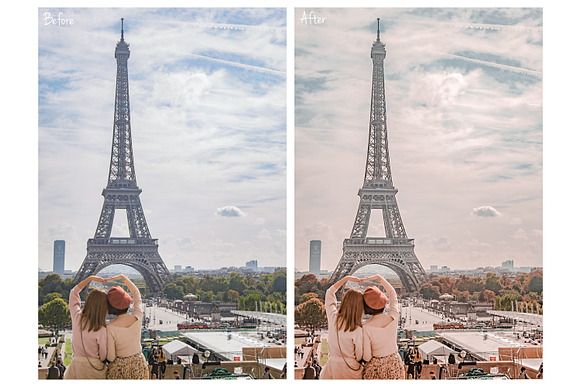 One day in Paris Lightroom Presets in Photoshop Plugins - product preview 1