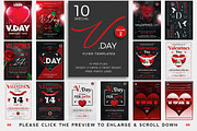 10 Valentines Day Flyer Bundle V2