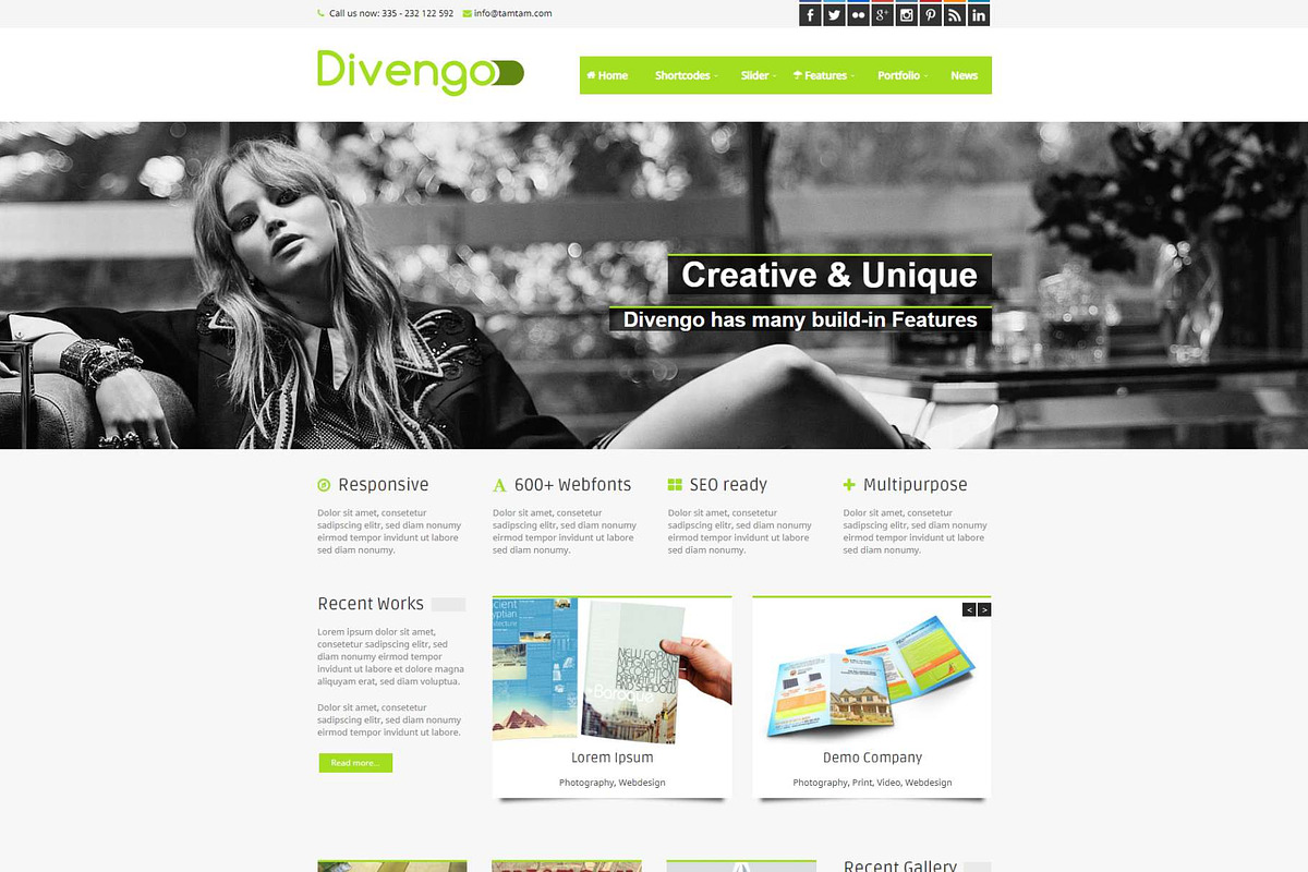 Divengo - Business WordPress Theme in WordPress Business Themes - product preview 8