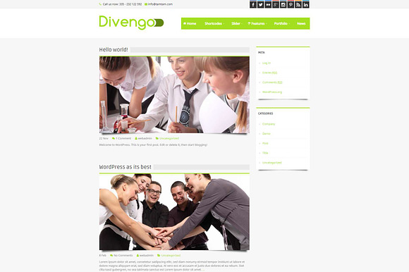 Divengo - Business WordPress Theme in WordPress Business Themes - product preview 1