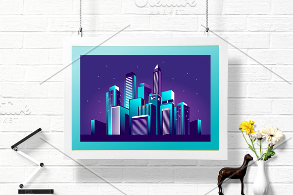 Neon City in Graphics - product preview 1