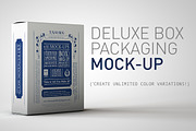 Deluxe Paper Box Mock-Up
