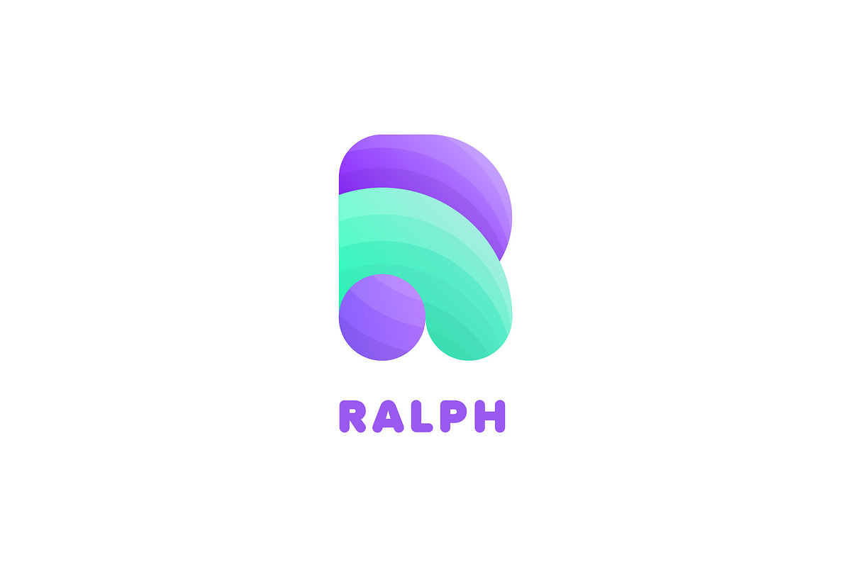 Ralph R Letter in Logo Templates - product preview 8