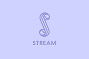 Stream S Letter Logo
