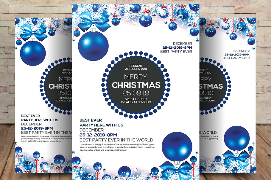 Merry Christmas Flyer in Flyer Templates - product preview 8