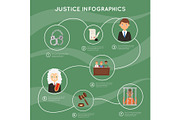 Judge vector justice law court and