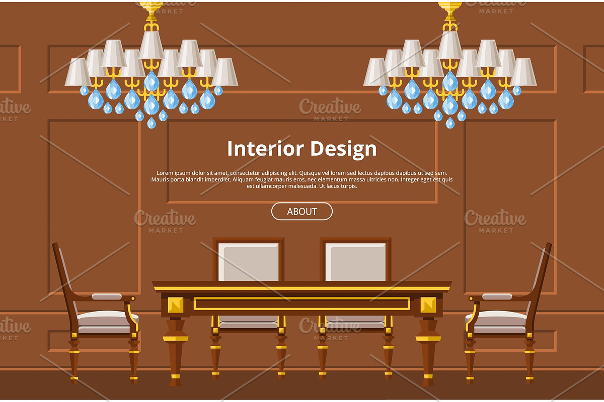 Furniture vector furnishings design in Objects - product preview 8
