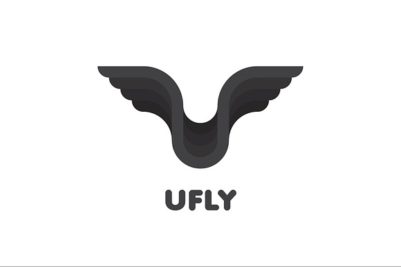 U Fly Letter Logo in Logo Templates - product preview 1