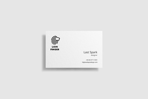 Lion Finger Logo in Logo Templates - product preview 3