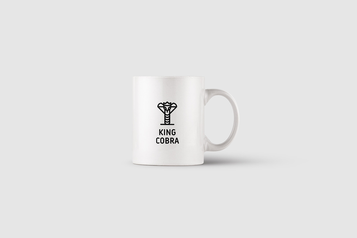 King Cobra Logo in Logo Templates - product preview 8