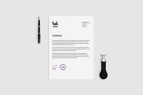 Dove Logo in Logo Templates - product preview 4