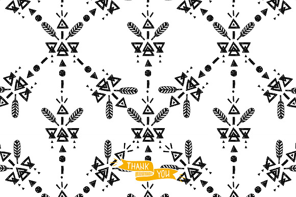 Hand drawn Tribal collection in Illustrations - product preview 4